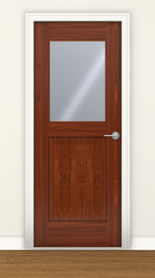 Monterey 2-Panel Shaker with Top Lite