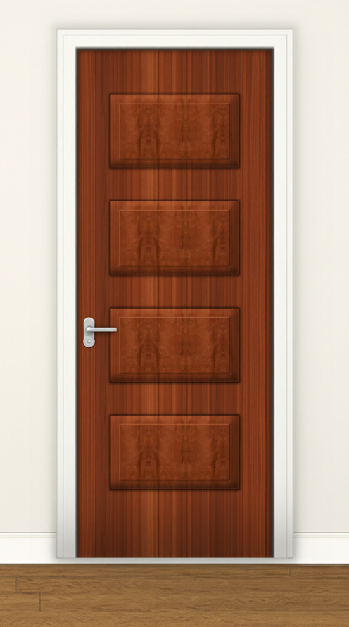 Colonial 4-Panel Raised, Solid Core