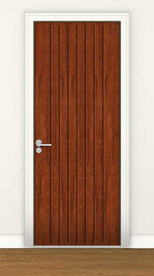 Halstead 7-Groove Reeded Slab, Walnut Veneer