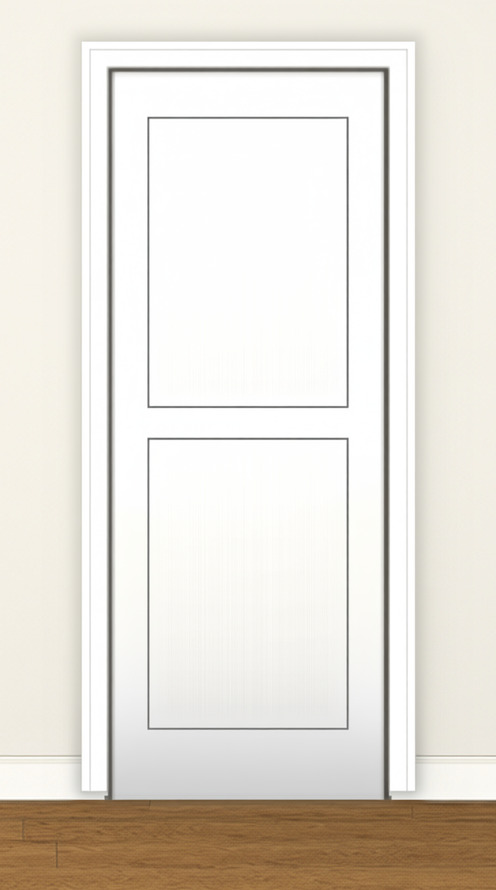 Lumina 2-Panel Flat Modern, Solid Core