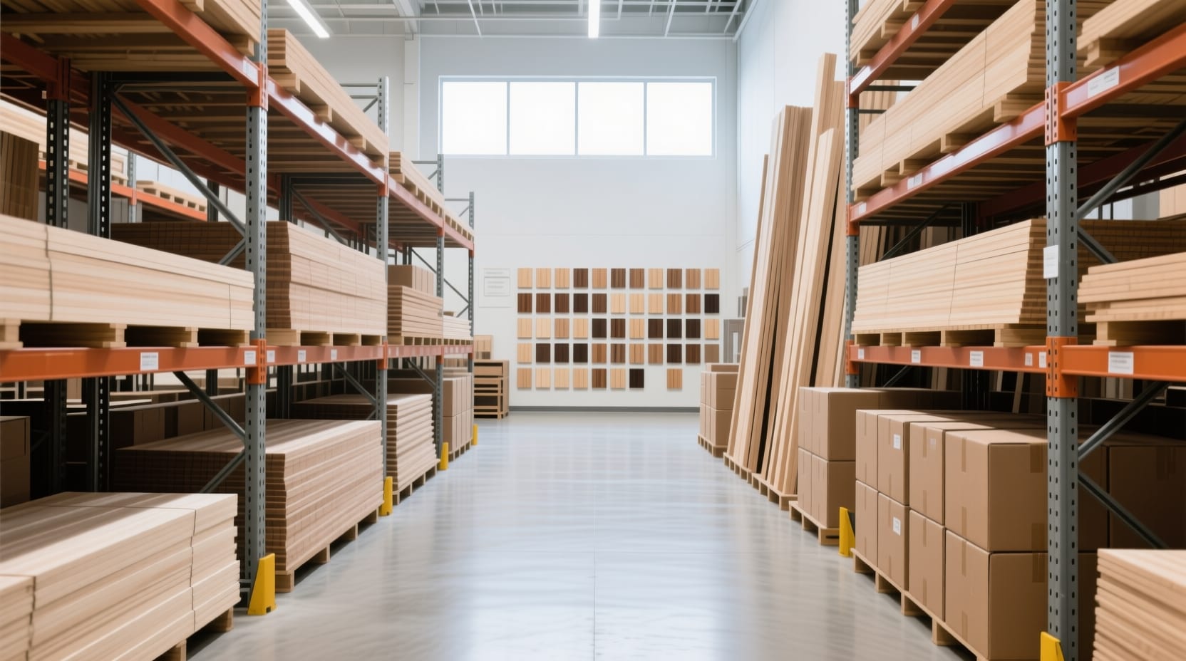 Building finishing materials stocked in our warehouse