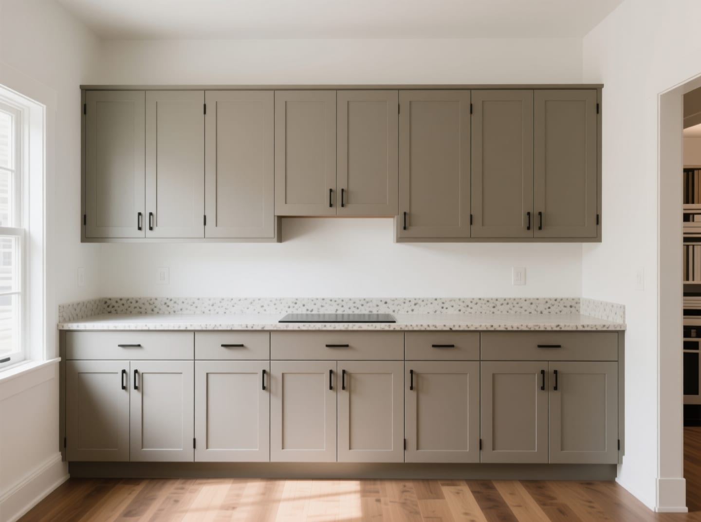 Greige Slab 10×10 Kitchen Set